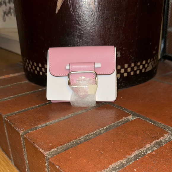 Coach Pink and White Mini Wallet - Picture 1 of 6